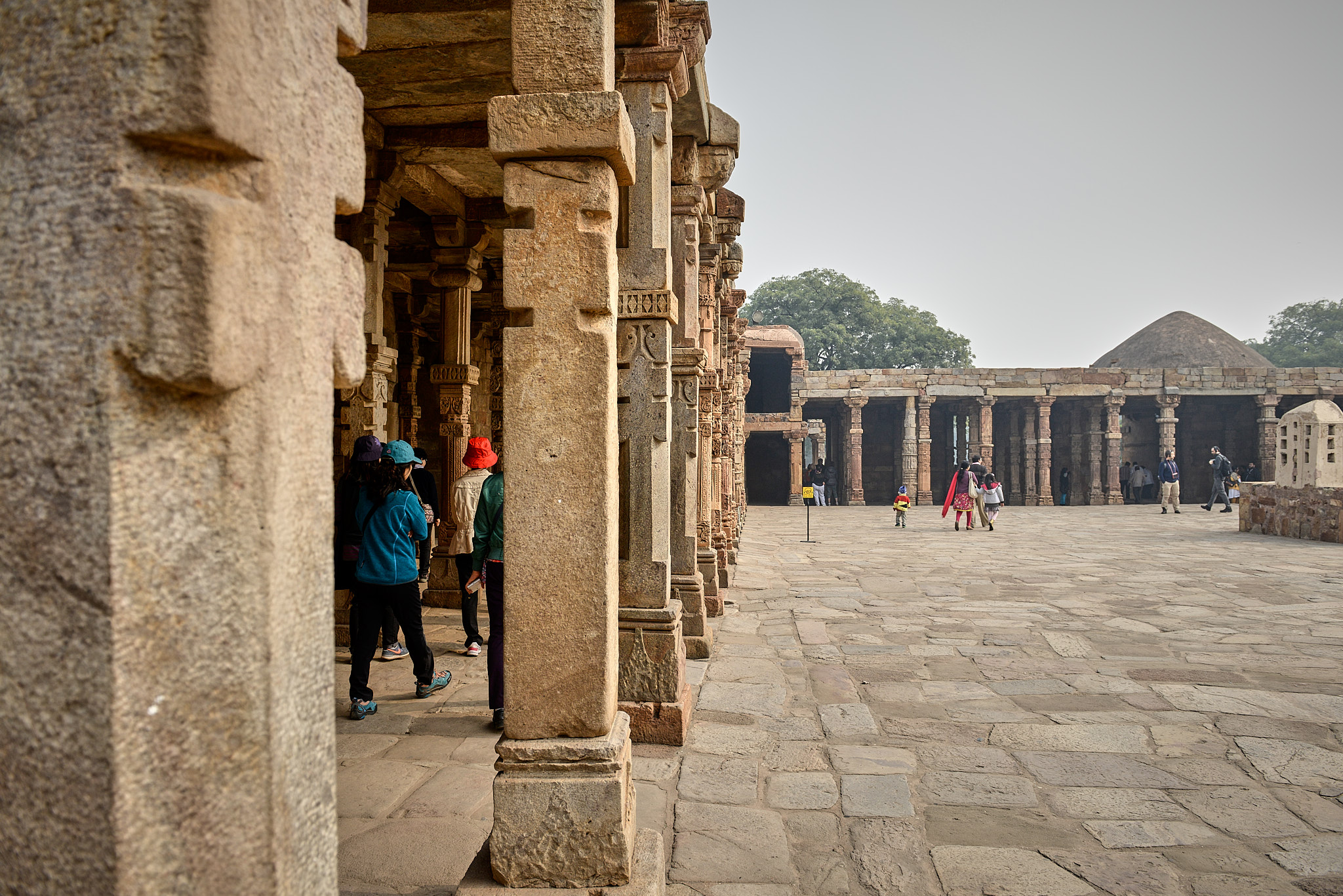 20140104 282 델리 쿠트브 미나르 (철 기둥)